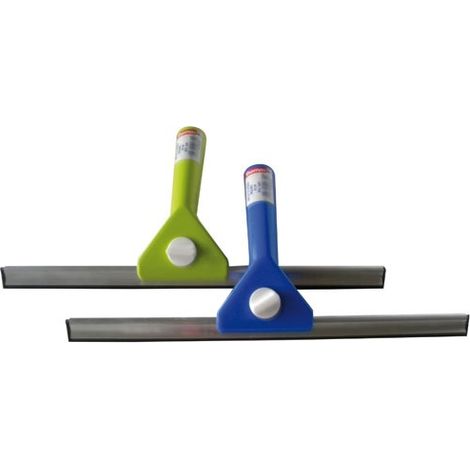 Raclette pour vitres poignée jaune caoutchou 35 cm