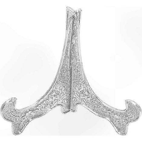 Support photo et médailles en aluminium, pied réglable, présentoir polyvalent pour photos et trophées (1/4)