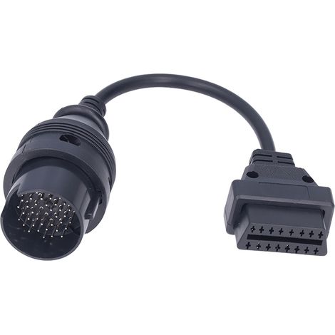 Câble adaptateur de diagnostic OBD2 38 broches vers OBD, résistant à l'usure, de remplacement pour Mercedes-Benz (1/5)
