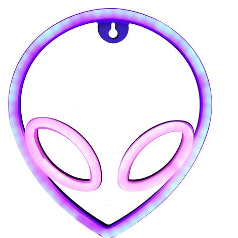 alimenté par USB Alien néon signe LED lampe au néon décorative pour les décorations de fête de mariage d'anniversaire de noël (1/5)