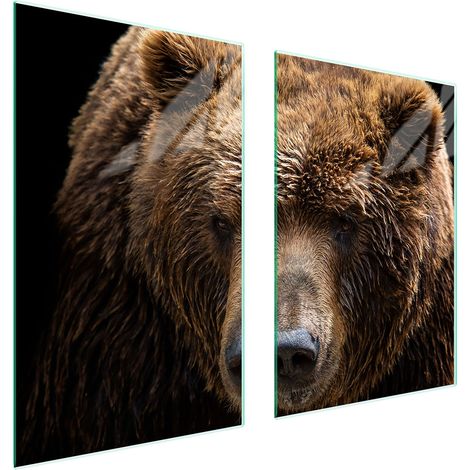 PIASTRA PROTETTIVA IN VETRO PER CUCINA 65x52 BEAR (1/5)