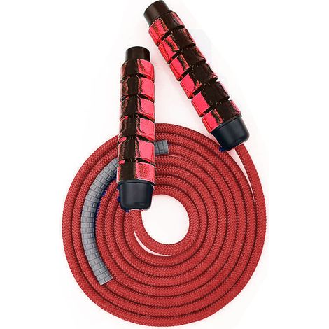 Corde à sauter lestée et résistante, conçue pour brûler les graisses, idéale pour le sport et la boxe. (1/5)