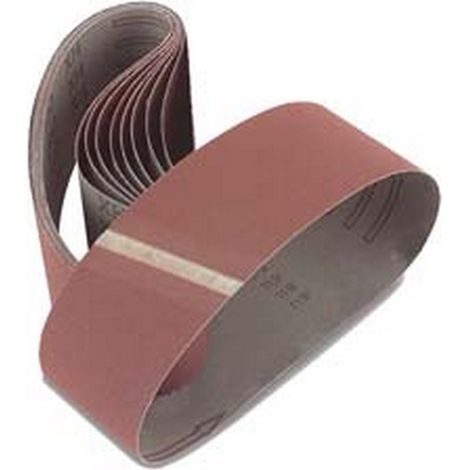 1BL NASTRI CARTA ABRASIVA PER LEVIGATRICI A NASTRO - mm.75x457 grana 80 blister da pz.3