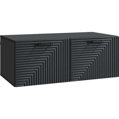 Mueble para TV de pared Negro 78,5 x 41 x 30 cm
