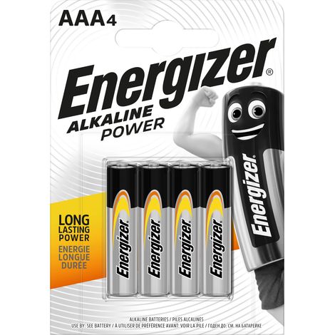 Energizer PILA ALCALINA SERIE ALKALINE POWER MINISTILO 1,5V 4 PZ. 12.00 confezioni