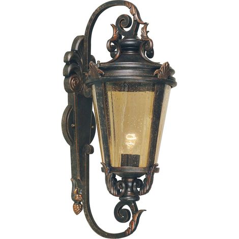 Elstead Baltimore - 1 Licht Große Wandlaterne im Freien Licht Verwitterte Bronze IP44, E27 (1/5)
