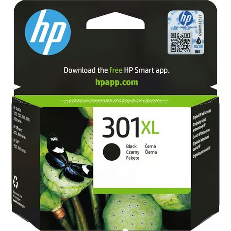 HP CH 563 EE Tintenpatrone schwarz No. 301 XL Druckerpatronen