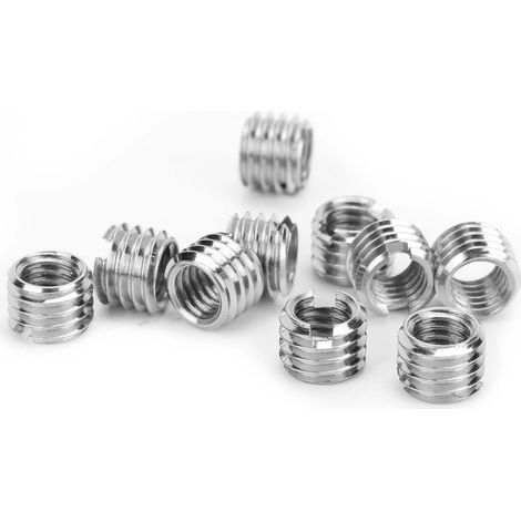10 inserts filetés, écrous réducteurs, acier inoxydable, outil de réparation (1/5)