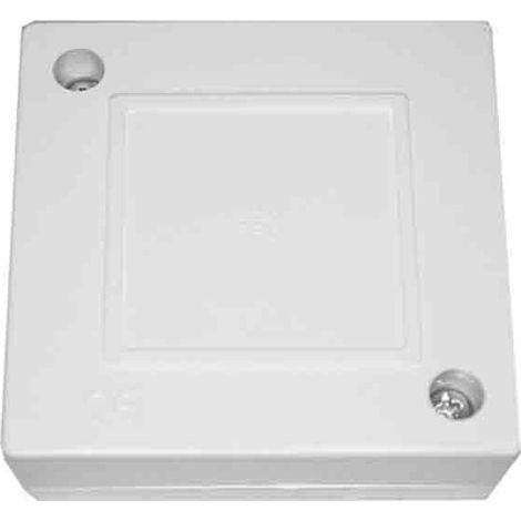 Caja cuadrada de conexión de superficie para empalmes IP20 65x65x35mm para minicanal de hasta 10x22mm fabricado en plástico colo (1/2)