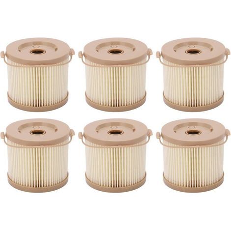 Dieselkraftstofffilter, Satz mit 6 Kraftstofffiltern, Wasserabscheider für Wasserfilter für 2010PM-OR 500FG (1/4)