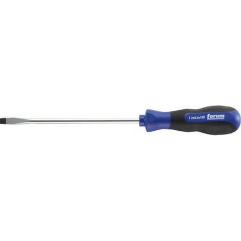 Cacciavite Piatto Con Larghezza Della Lama Rotonda. : Lama: 3,0 Mm  Di Spessore. : Da Lama 0,5 Mm Lungo. Lama: 80 Mm Lungo. Totale: 184 Millimetri