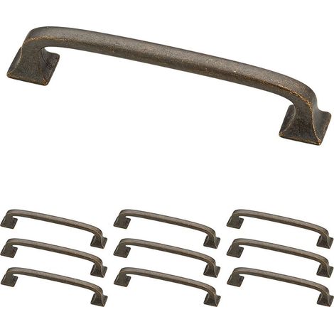 Laiton chaud Châtain 10,2 cm Lombard matériel de cuisine ou meubles Cabinet Poignée de tiroir Pull, P29613K-WCN-B (1/3)