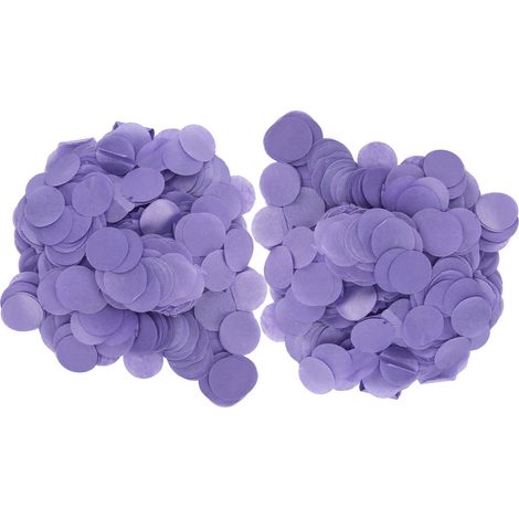 2Bag Round Paper Confetti 2.5cm Birthday Party Festival Wedding Decoration SuppliesPurple (1/5)