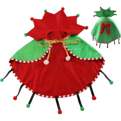 Christmas Dog Clothes Christmas Tree Costume Cat Cloak,Cute (1/5)