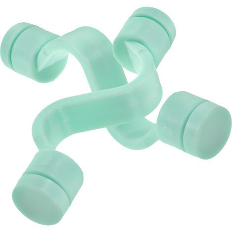2pcs Support de Porte Magnétique en Plastique Vert Design Magnétique pour Lave-linge à Chargement Maison et L'hôtel (1/5)