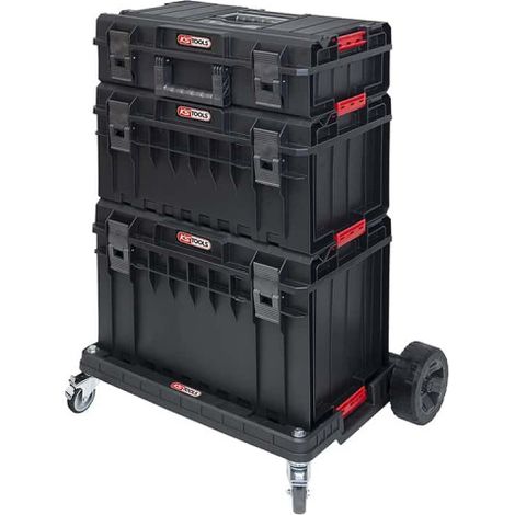 SCM-Kistenset mit Transportwagen - 4 Stück - 850.0377