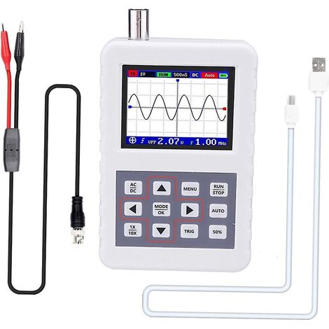 Oscilloscope numérique DSO PRO, oscilloscope portable, mini-oscilloscope de poche avec une bande passante de 5 m et une portée de 20 m