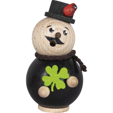 Mini-Räucherfigur Deko Holz Schornsteinfeger 8 cm Räucherfigur