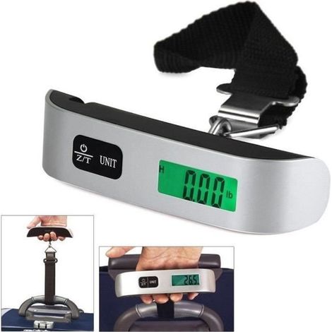 Balance de Poche - LCD - 50kg - Portable - Électronique - Tare et Indication de Surcharge (1/3)