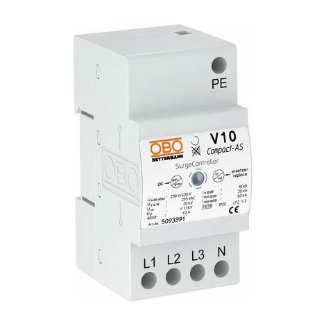 OBO Bettermann V10 Compact con segnalazione acustica 255V, 5093391