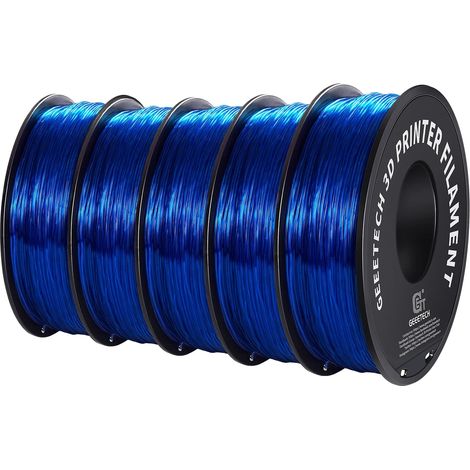 Filamento TPU, diametro 1,75 mm, compatibile con stampanti FDM, blu (1/2)