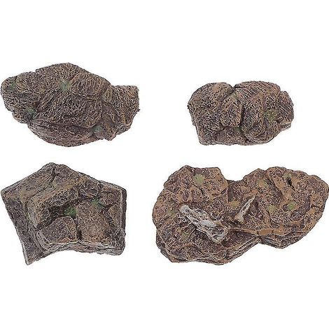 Modèle de pierre fossilisée en 4 pièces (1/3)