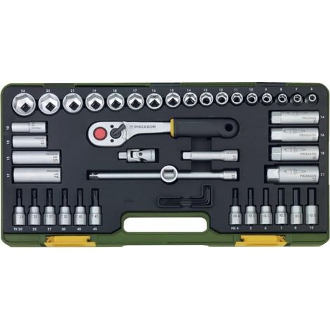 Caja empalme 3/8" 47 unidades Proxxon (1/5)