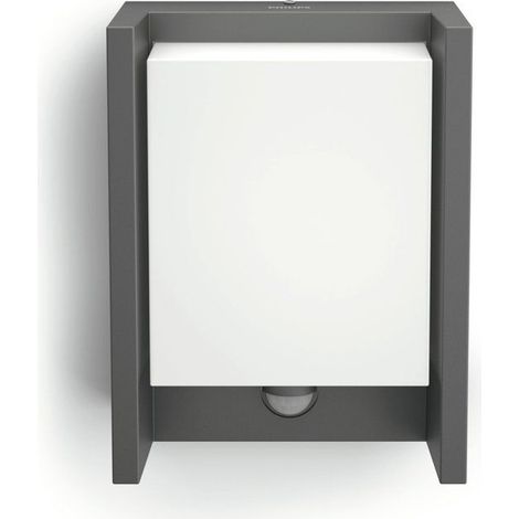 Wandleuchte - PHILIPS - Arbour - Warmweißes Licht - Mit Sensor - Groß - IP44 (1/5)