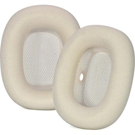 Coussinets d'oreille de rechange blancs pour casque Max 1ère et 2ème génération (1/5)
