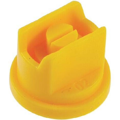 Tobera est谩ndar doble chorro plano SM 110掳 02 amarillo pl谩stico Agrotop AGROTOP SM11002POM