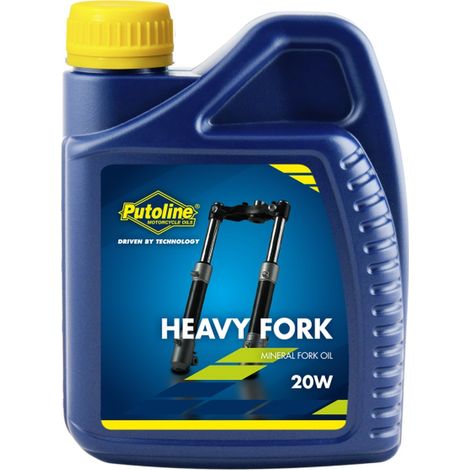 Huile de suspension Putoline pour fourches télescopiques / amortisseurs, 20W, 500 ml