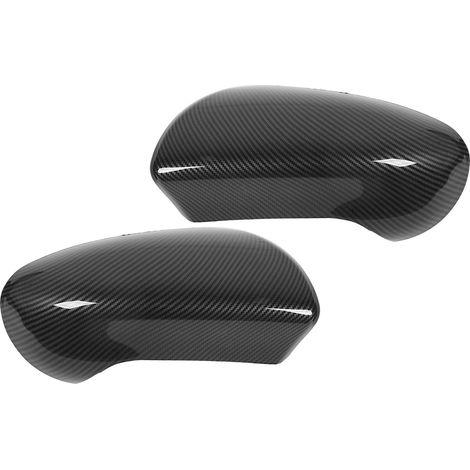 Rétroviseurs Extérieurs Lot de 2 Coques Protectrices Style Carbone pour Qashqai MK1, Étanches, Robustes, Design Élégant