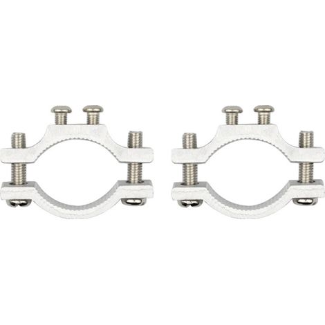 Motorcycle LED headlight bracket clamp, clamp for electric vehicle and bicycle lighting, multifunctional clamp with screws (1/4)