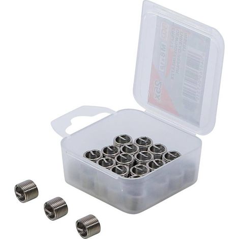 Inserts Taraudés M8 x 1,0 - Lot de 25 pcs - Acier Résistant - Fixation Fiable et Durable, - D-Work (1/5)