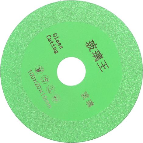 Disque de coupe pour verre 4 pouces, meule diamantée, lame de scie pour le meulage de la céramique et des briques (1/5)