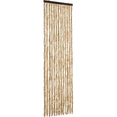 Moustiquaire en chenille beige, 56 x 185 cm (1/5)