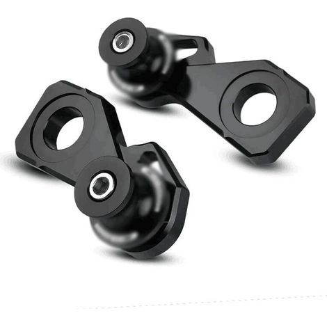 Vis Diabolos M8 de 8 mm + cadre de bloc de réglage de chaîne pour CB650R (noir) (1/4)