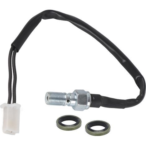 M10x1.0 Flexible Oil Hose Universal for Motorcycle Hydraulic Pump Reinforced Brake Light Sensor (01) (1/5)