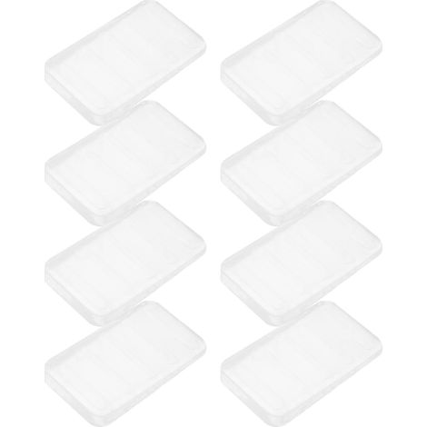 de 8 patins transparents pour pieds de meubles en polyur (1/5)
