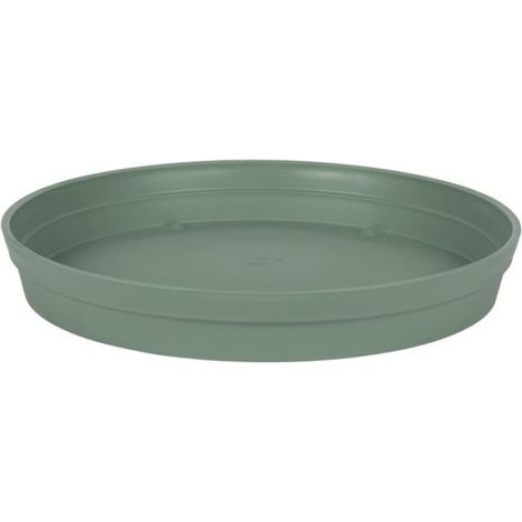 Soucoupe - 40,5 cm - Pour Pot 60 cm - Vert Laurier - Plastique - Intérieur Extérieur (1/2)