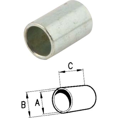 Bussola riduzione Cat.1-2-3 est. 25.4-37.8mm int. 19.3-28.4mm lung. 44-51mm - 50189
