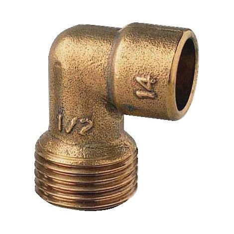 Edelstahl-Kupfer-MÃ¤nnlicher Ellbogen - 92GCU 20X27 - 16
