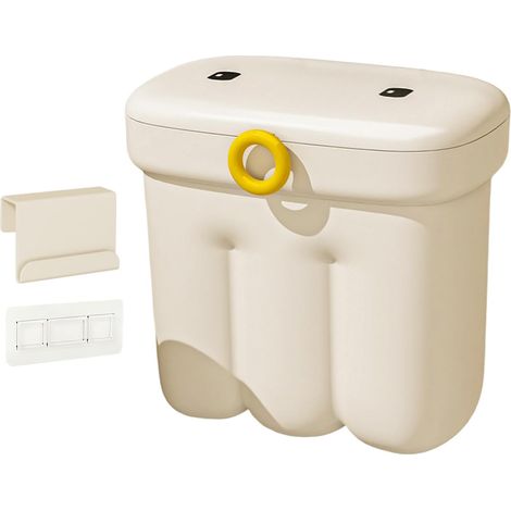 Composteur de cuisine Poubelle murale avec couvercle bac à déchets alimentaires pour plan travail Co