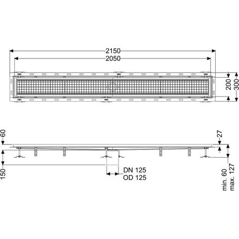 KESSEL 6320200 Gouttière en boîte Ferrofix