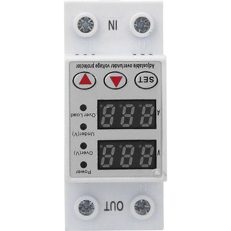 BERM BEMS5-40A 230V 40A Intelligenter digitaler Schutzschalter, elektronischer Überspannungs- und Überstromschutzschalter für elektrische Installationen. (1/4)