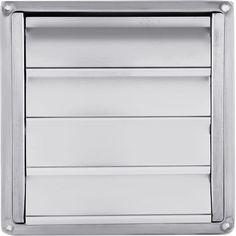 Grille De Ventilation - Acier Inoxydable - Carrée - Pour Système D'aération Intérieure - 1 Pièce (1/5)