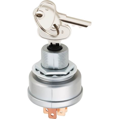 Contacteur d'allumage 4 Broches pour Voiturette de Golf avec 2 Clés 103208801 Compatible avec Car de Golf Et Compatible avec Bobcat (1/5)