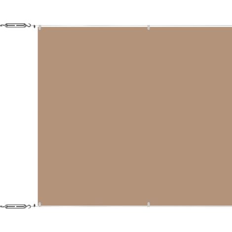 Maison Exclusive - Senkrechtmarkise Taupe 140x600 cm Oxford-Geweb
