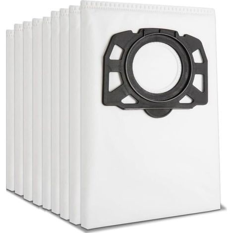 10 wiederverwendbare Staubsaugerbeutel für Kärcher WD2, WD3, KWD 1-3, SE 4001 – Reißfester Vliesfilter – Kompatibel mit WD 3.200, SE 4002 (1/5)