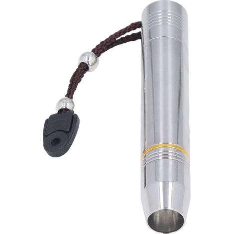 Lampe torche en acier inoxydable pour bijoux, inspection de jade et pierres précieuses, portable sans piles (S36) (1/5)